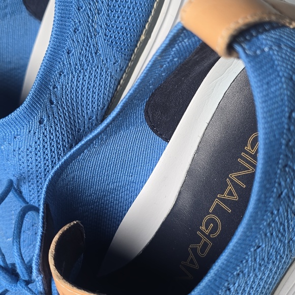 Cole Haan ØriginalGrand Stitchlite Wingtip Oxford  Pacific Blue Men's Size 13M - Picture 14 of 17